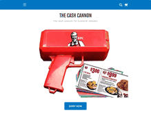Tablet Screenshot of cashcannonpromos.com